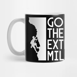 go the extra mile - dark Mug